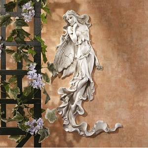 Design Toscano Brianna the Summer Breeze Fairy Wall Sculpture