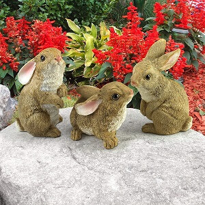 Sculptural Rabbit Garden Statue