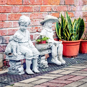 Clean and Maintain Outdoor Garden Statues