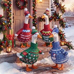 Funny Garden Duck Statues