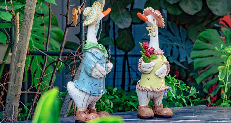 Funny Garden Duck Statues